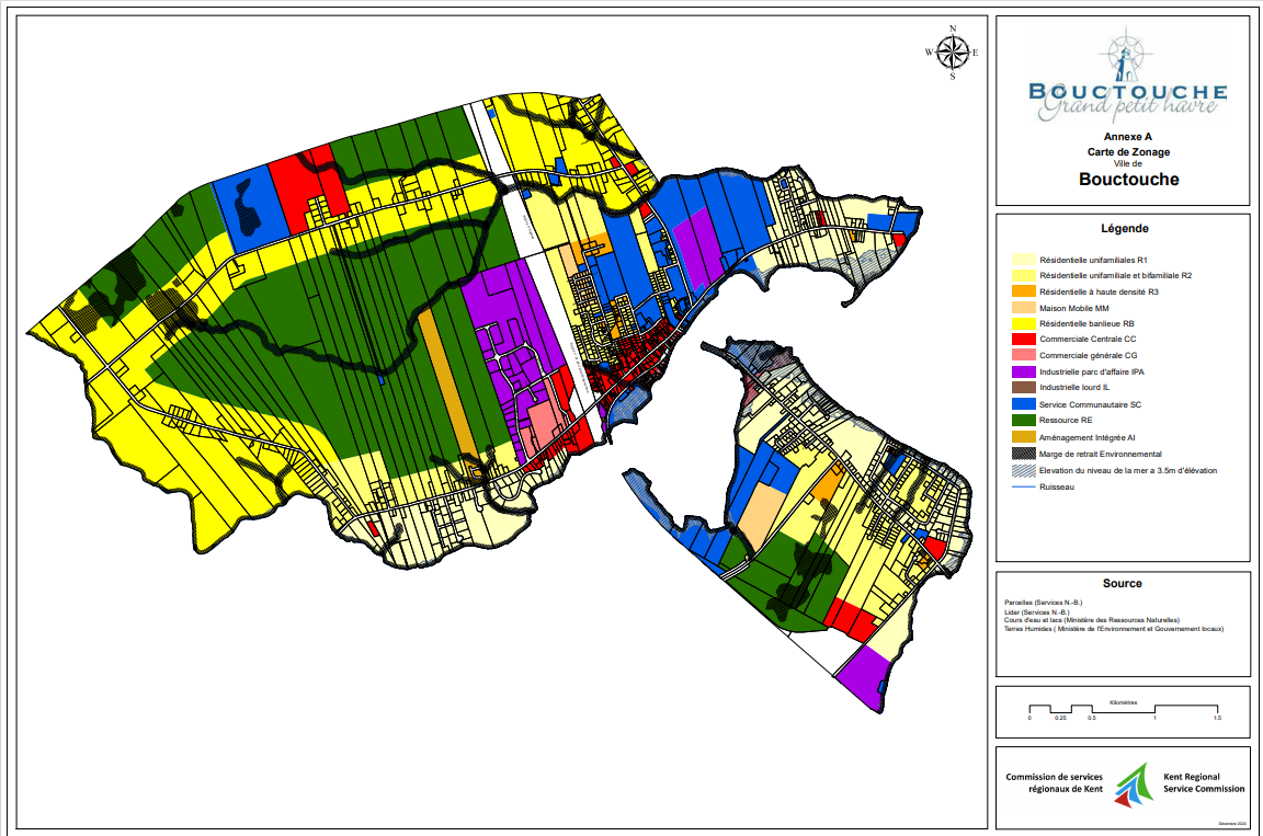 Bouctouche's Zoning